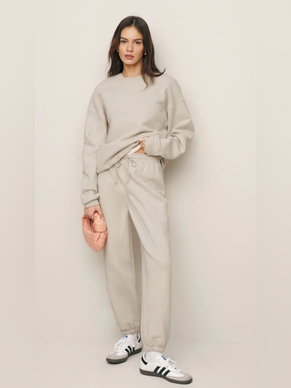 Reformation Vintage Crewneck Sweatshirt & Boyfriend Sweatpant